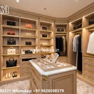 Modern Wardrobe Design with Rich Finishes No-4586
