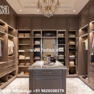 Luxury Wardrobe Design with Stylish Lighting No-4599