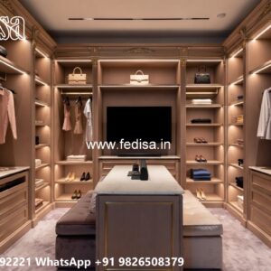 Designer Wardrobe Design with Mirror Finish No-4603