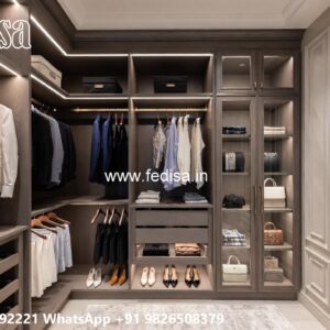 Elegant Wardrobe Design with Sliding Doors No-4610