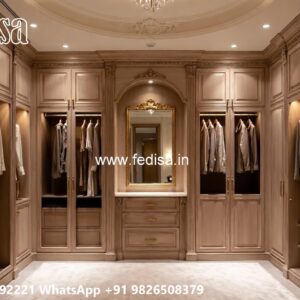 Modern Wardrobe Design with Sleek Storage No-4612