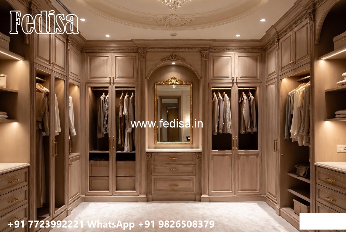Modern Wardrobe Design with Sleek Storage No-4612
