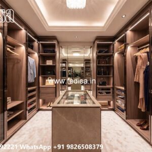 Sliding Wardrobe Design with Elegant Finish No-4614