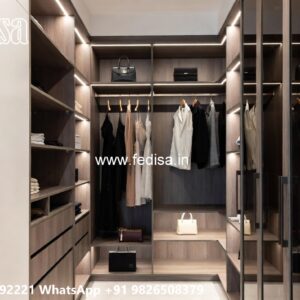Stylish Wardrobe Design with Modern Layout No-4619