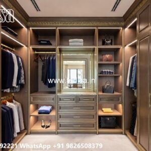 Beautiful Wardrobe Design with Contemporary Touch No-4624