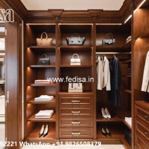 Premium Wardrobe Design with Glass Finish No-4632