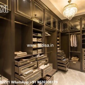 Modern Wardrobe Design with Elegant Decor No-4653