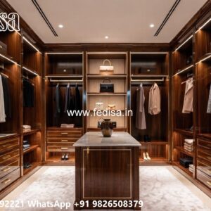 Contemporary Wardrobe Design with Stylish Details No-4662