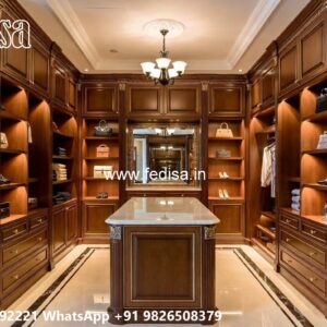 Premium Wardrobe Design with Wooden Texture No-4680
