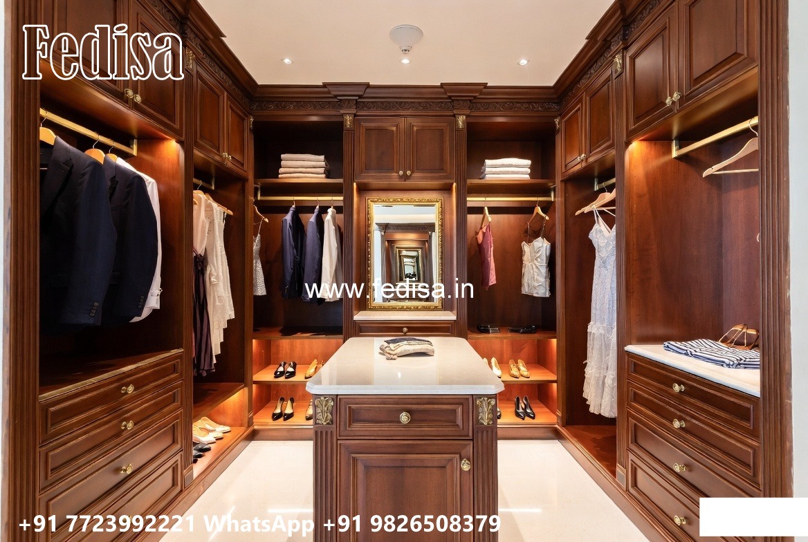 Stylish Wardrobe Design with Luxury Details No-4700