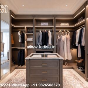 Wardrobe Design Ideas with Wooden Elegance No-4719