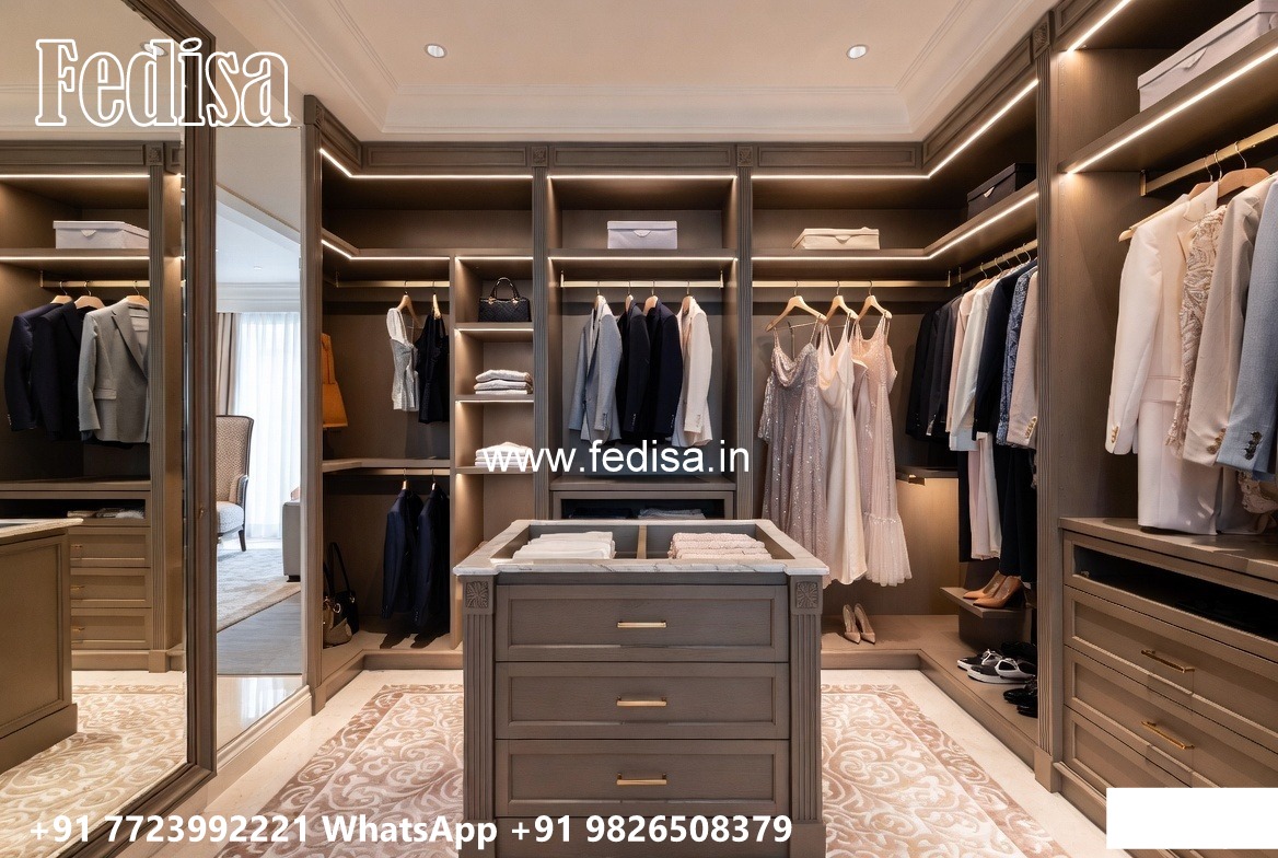 Wardrobe Design Ideas with Wooden Elegance No-4719