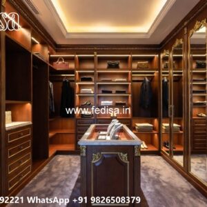 Premium Sliding Wardrobe Design with Mirrors No-4727