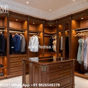 Elegant Wardrobe Design with Modern Features No-4741