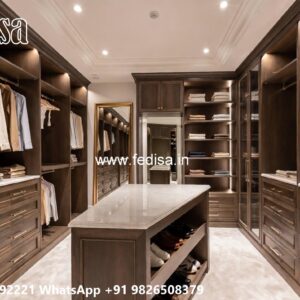 Modern Wardrobe Design with Stylish Lighting No-4744