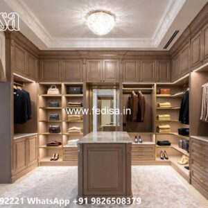 Elegant Wardrobe Design with Modern Storage Solutions No-4767