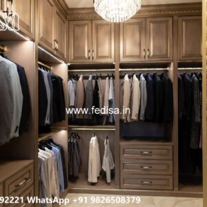 Elegant Wooden Wardrobe Design for Modern Homes No-4790