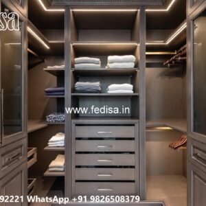 Traditional Wooden Wardrobe Design for Homes No-5098