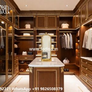 Traditional Wardrobe Design with Luxury Finish No-5107