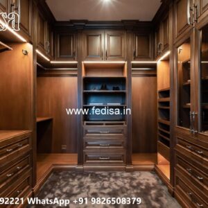 Classic Wardrobe Design with Decorative Panels No-5114