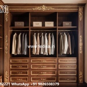 Classic Wardrobe Design for Luxury Villas No-5143