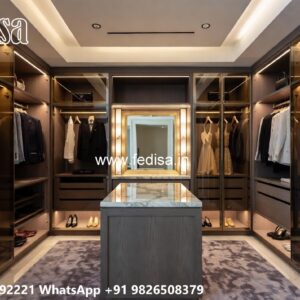 Classic Wardrobe Design with Artistic Details No-5186