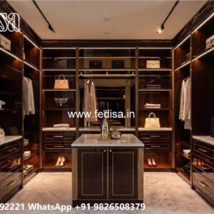 Antique Closet Design with Wooden Beauty No-5188
