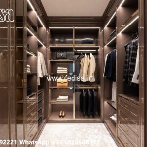 Classic Bedroom Wardrobe with Rich Texture No-5189