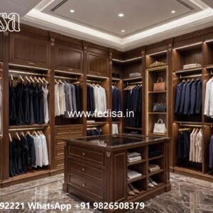 Royal Wardrobe Design with Premium Wood No-5206
