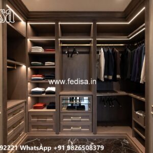 Elegant Wardrobe Design with Antique Style No-5210
