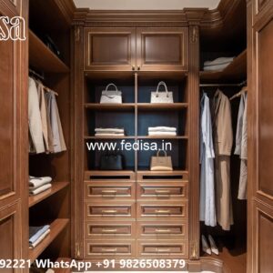 Classic Wooden Wardrobe with Elegant Decor No-5226