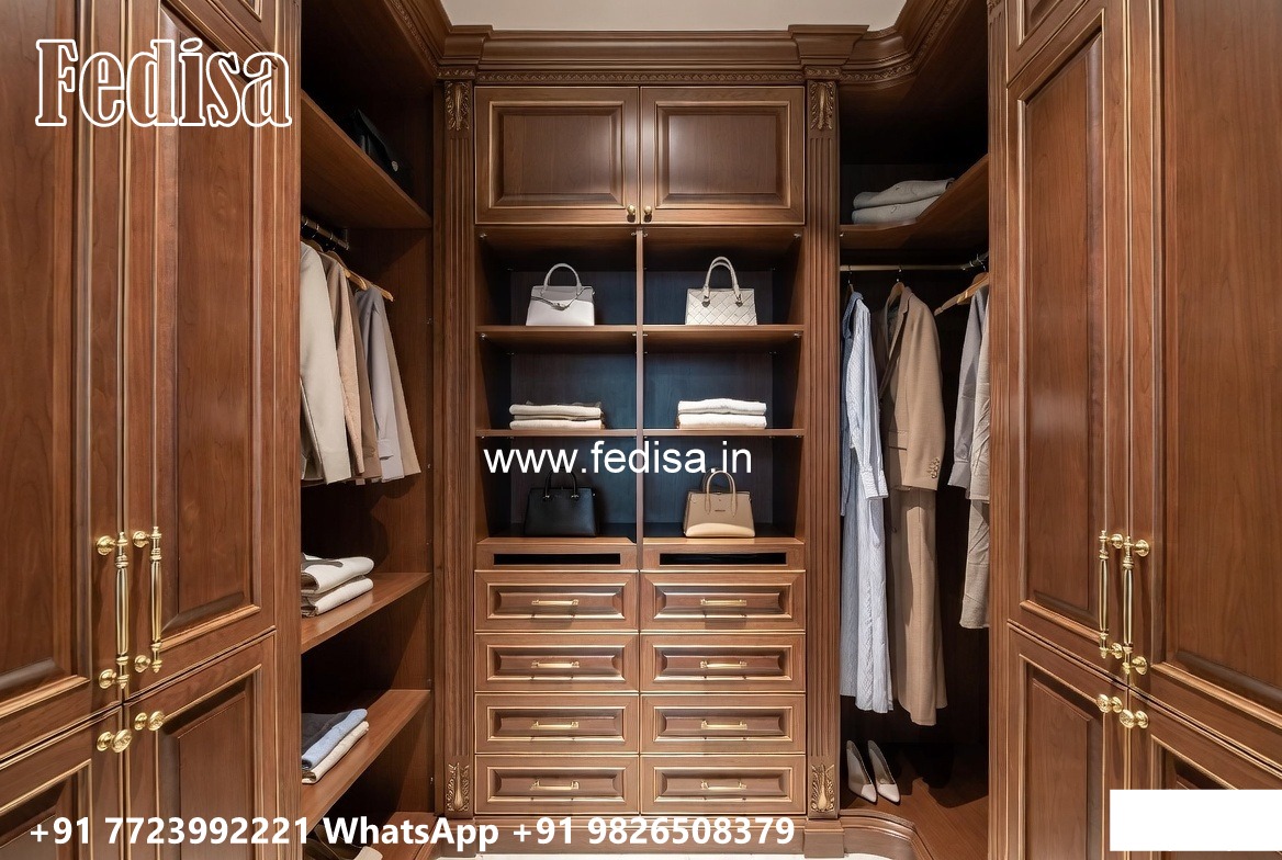 Classic Wooden Wardrobe with Elegant Decor No-5226