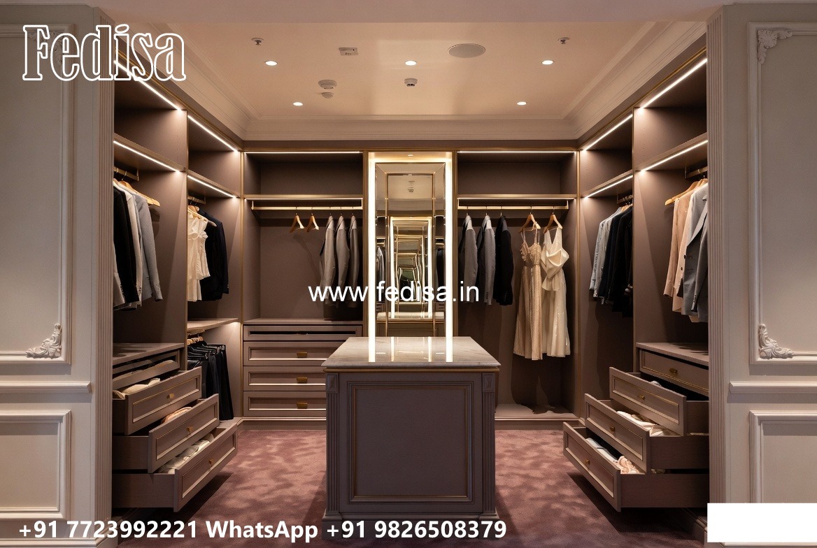 Classic Wardrobe Design with Artistic Finish No-5229