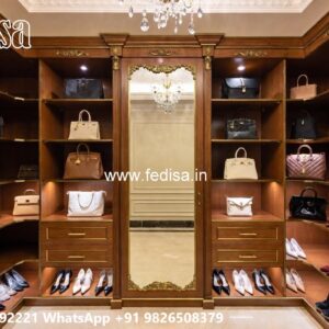 Traditional Wardrobe Design with Decorative Doors No-5266