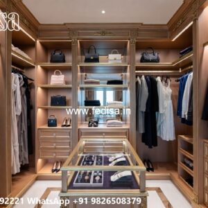 Classic Wooden Closet with Elegant Texture No-5284