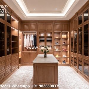 Vintage Wardrobe Design with Decorative Features No-5294