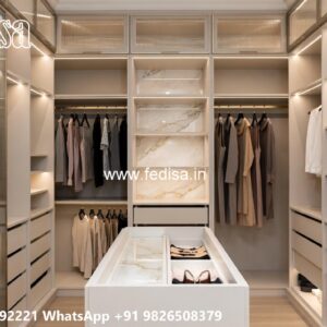 Traditional Closet Design with Artistic Finish No-5302