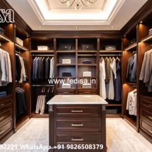 Elegant Bedroom Wardrobe with Vintage Appeal No-5317