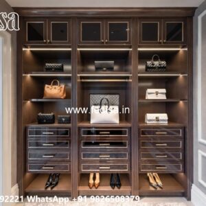 Luxury Wardrobe Design with Antique Beauty No-5325