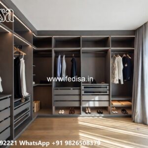 Elegant Wooden Wardrobe Design for Master Bedrooms No-5398