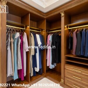 Stylish Wardrobe Design with Smart Storage Solutions No-5403