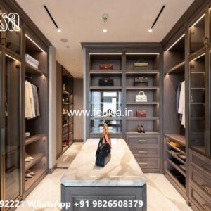 Beautiful Wardrobe Design with Mirror Finish No-5407