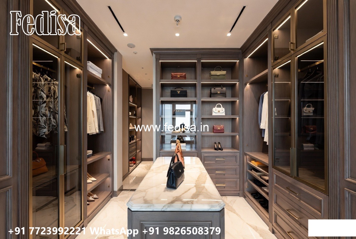 Beautiful Wardrobe Design with Mirror Finish No-5407