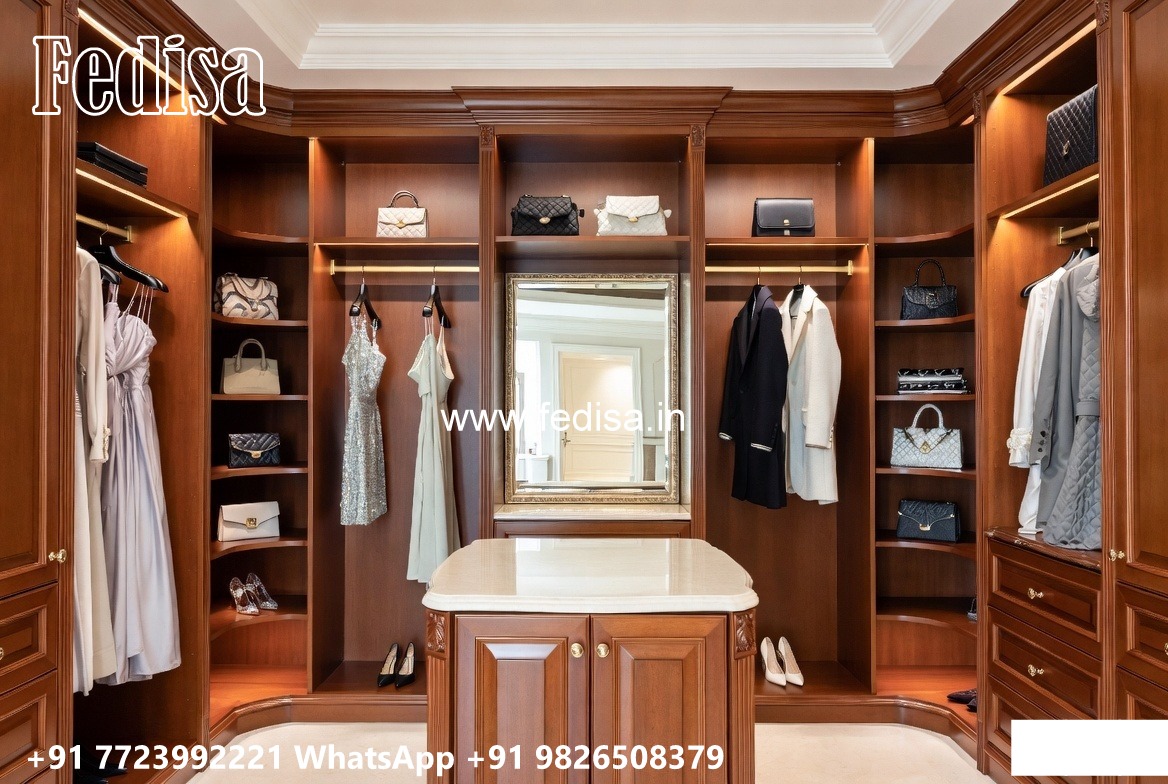 Stunning Wardrobe Design with Decorative Panels No-5420