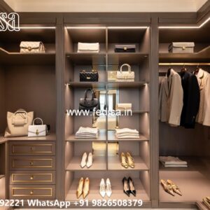 Modular Wardrobe Design with Modern Aesthetics No-5445