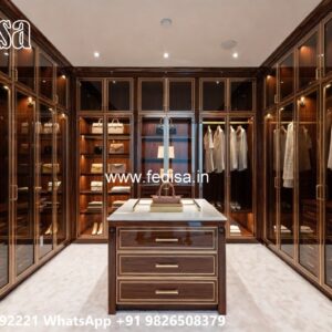 Luxury Wardrobe Design with Decorative Lighting No-5449