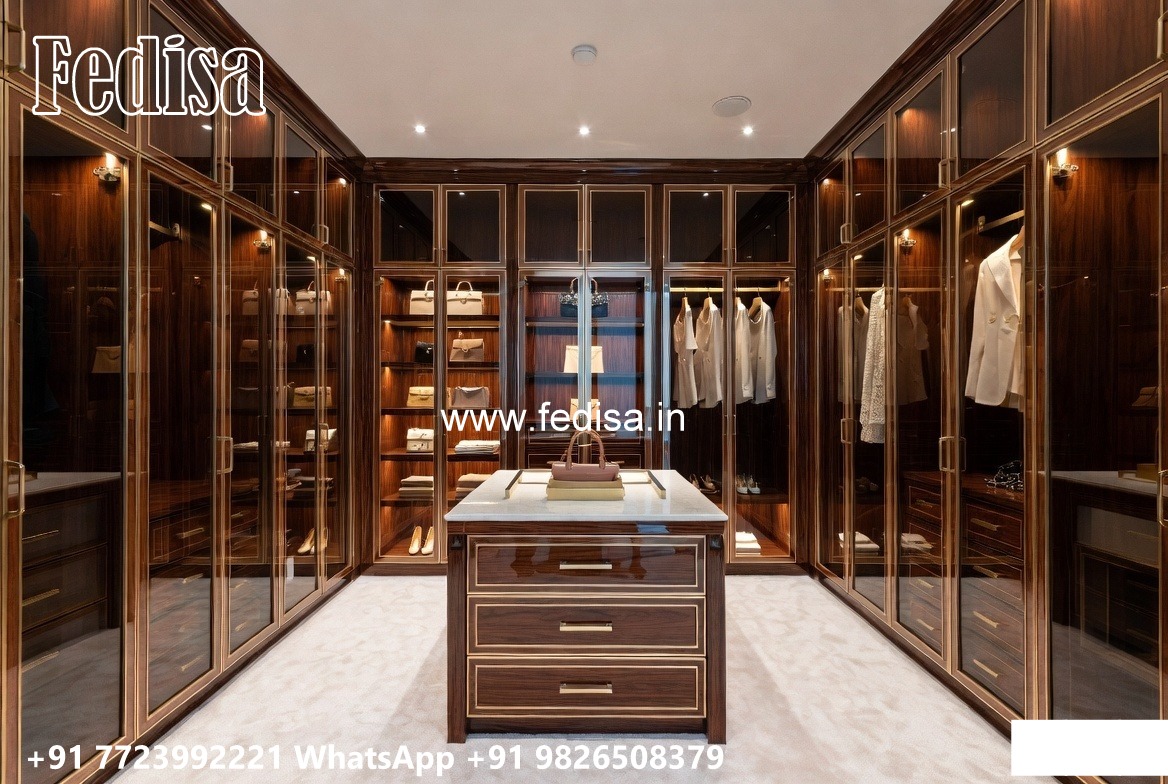 Luxury Wardrobe Design with Decorative Lighting No-5449