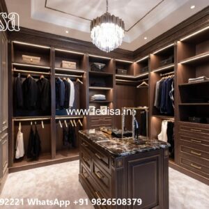 Luxury Wardrobe Design for Spacious Bedrooms No-5452