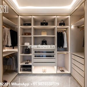 Luxury Wardrobe Design with Contemporary Style No-5478