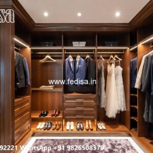 Luxury Wardrobe Design with Stylish Lighting No-5498